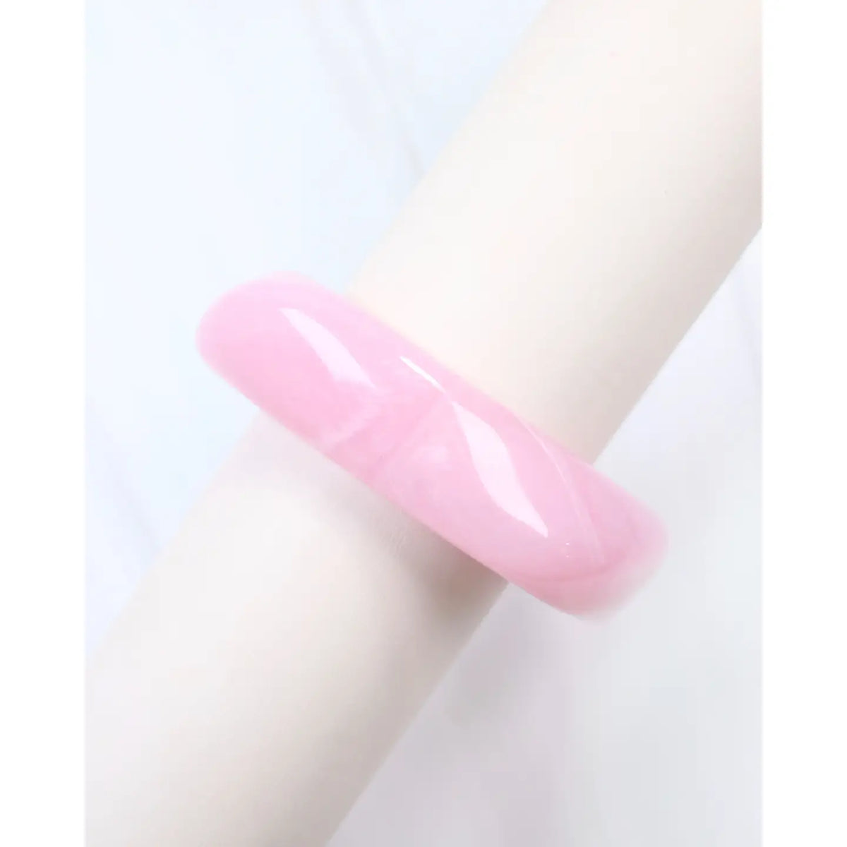 Chelsea Geometric Bangle Bracelet Pink