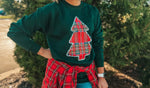 Plaid Christmas Tree Sweatshirt
