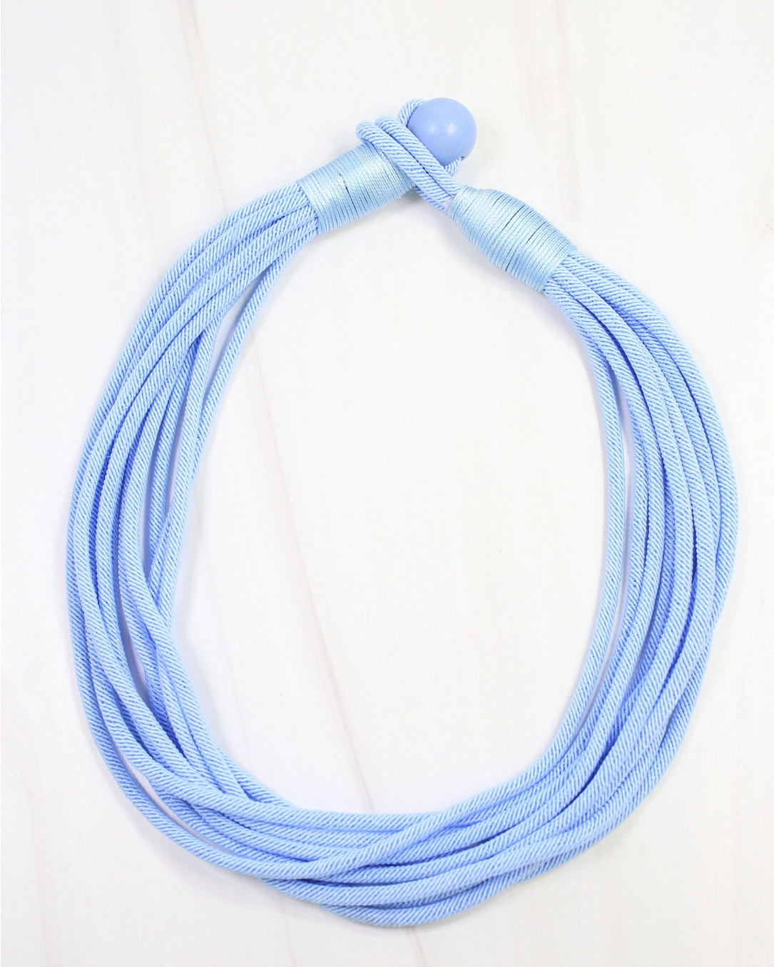 Cranston Cord Necklace Light Blue