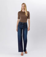 90's Vintage Super High Rise Dark Wash Loose Jeans by Vervet