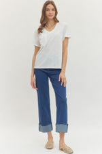 Perfect Pocket Tee * White or Yellow