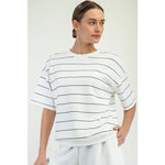 Rae Mode Butter Soft Stripe Modal Scuba Top