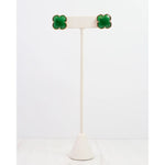 Jinsey Clover Post Earring Green