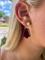 Cowbell Clay Earrings