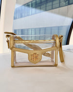 Anna Clear Bag by Caroline Hill- Red or Gold