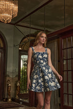 Blakely Jacquard Elvisa Mini Dress by Sugarlips ( XS-XL)