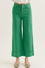 Kelly Cuff Wide Leg Pant