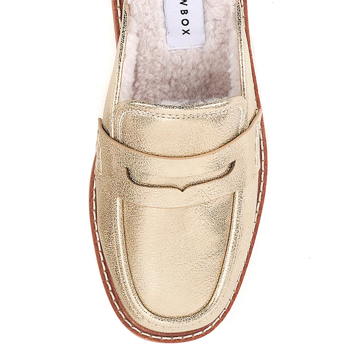 YELLOW BOX SHAREEN SHEARLING LOAFER MULE