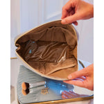 Capri Large Makeup Pouch Baby Blue by Caroline Hill