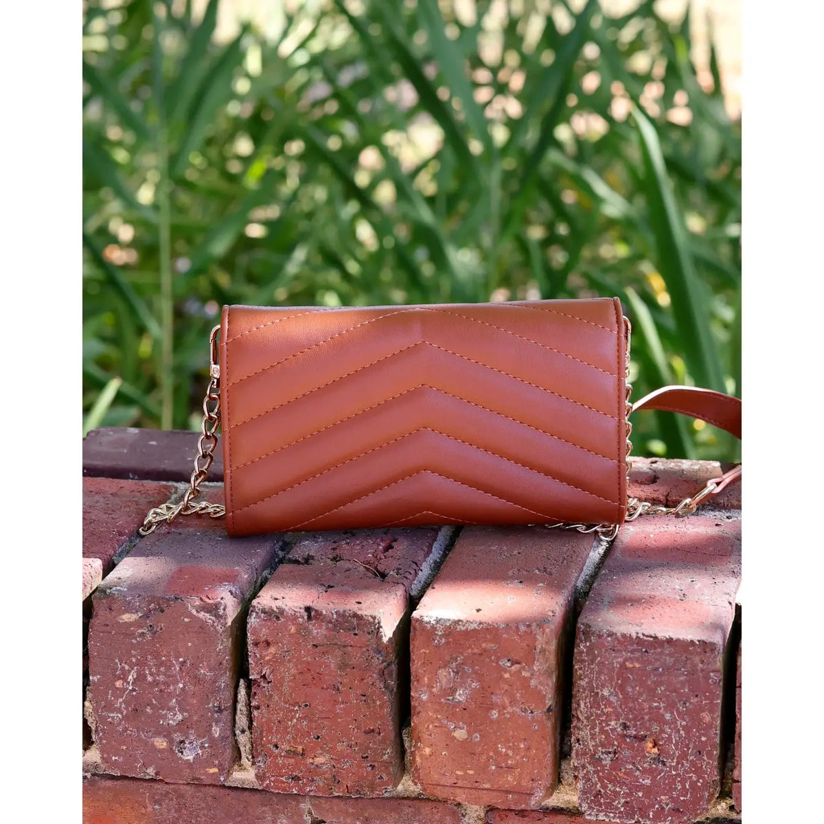 Carlington Clutch/Crossbody Saddle by Caroline Hill