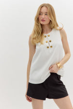 GOLD BUTTON TANK