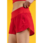 RAE MODE WOVEN STRETCH 2 in 1 ACTIVE SHORTS *Available in Black, True Red and Morning Mint