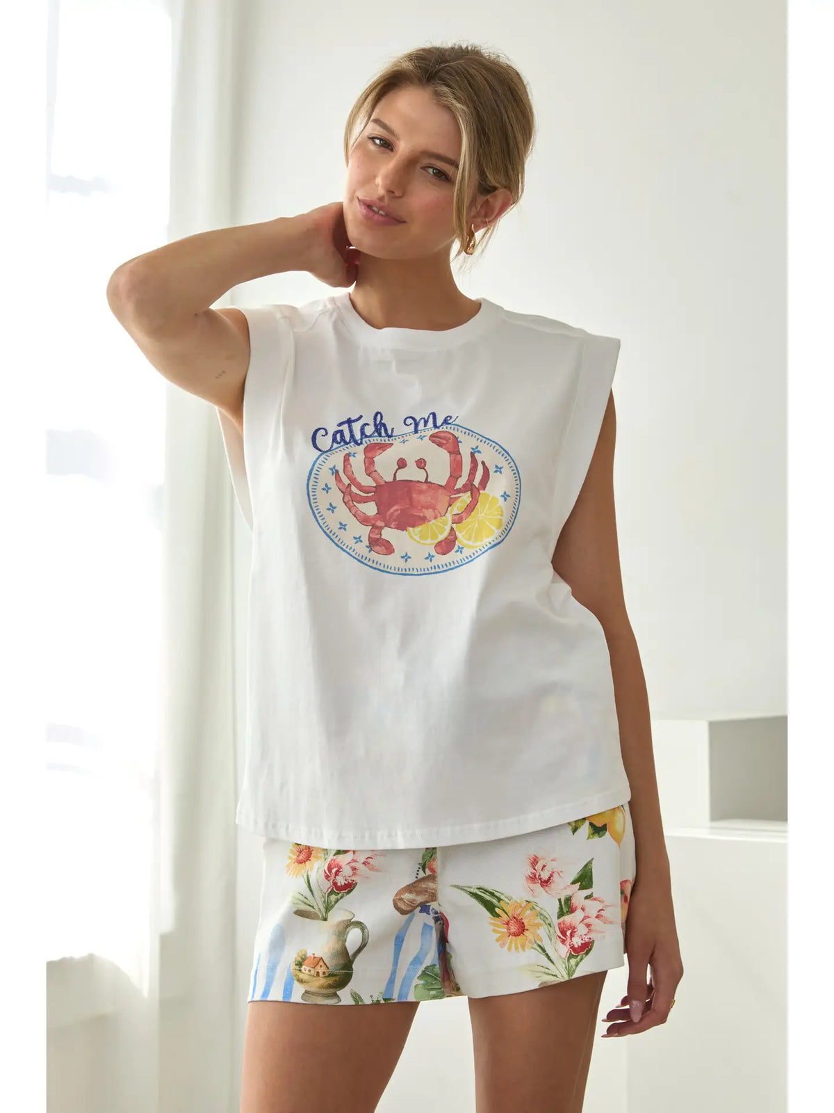 Catch Me if You Can Crab Tee