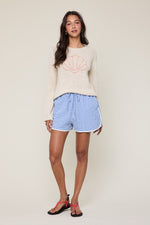 Sally Seashell Embroidered Sweater