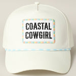 Coastal Cowgirl Embroidery Patch Trucker Hat
