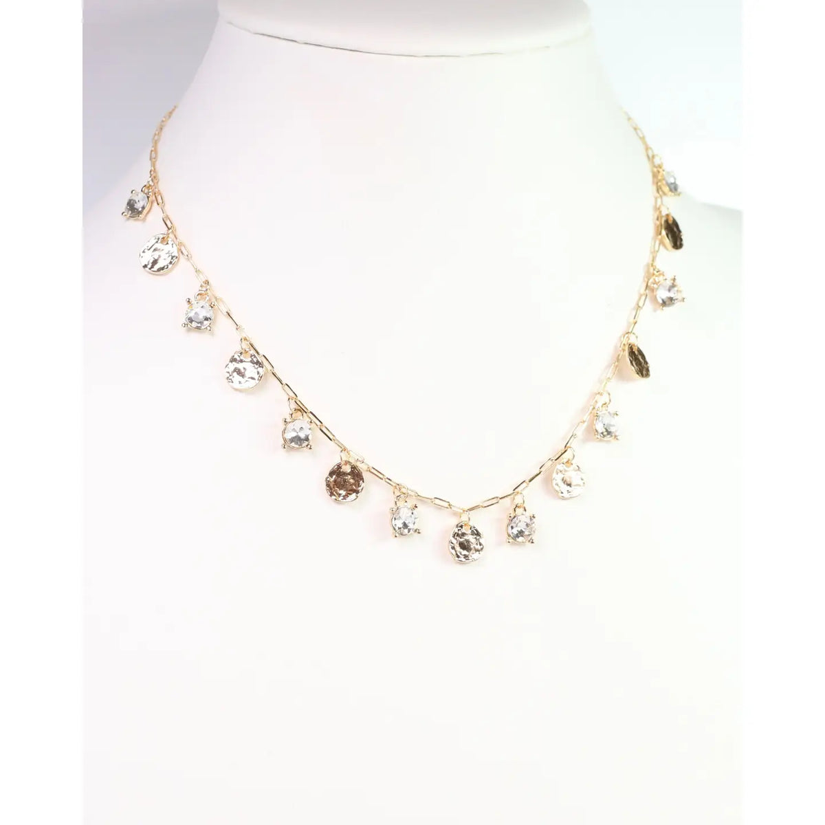 Evelyn Cz Necklace Gold
