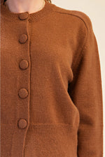 Gia Covered Button Down Sweater Cardigan