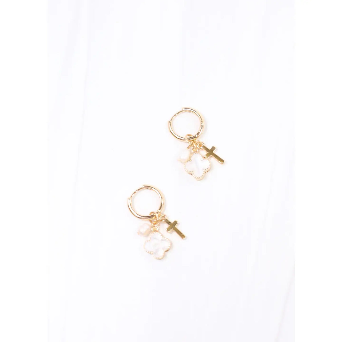 Caroline Hill RICCOLI CHARM EARRING GOLD