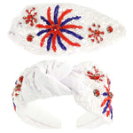 SEQUIN AMERICAN HEADBAND
