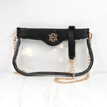 Caroline Hill Madi Clear Crossbody * NUDE or BLACK
