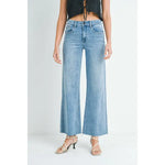 JUST USA WIDE LEG JEANS MEDIUM WASH