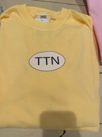 TTN LOGO T-SHIRT- MINT, LIGHT PINK, LIGHT BLUE, LIGHT YELLOW