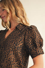 Finley Leopard Midi Dress