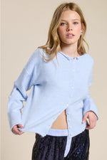 Emmie Button Down Cardigan *available in Baby Blue 🩵or Red❤️
