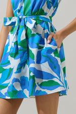 Orela Floral Mini Dress with Optional Tie Waist Belt