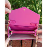 Carlington Clutch/Crossbody Hot Pink by Caroline Hill