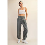 RAE MODE MINERAL WASHED COTTON LOUNGE PANT- OLIVE