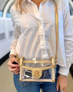 Anna Clear Bag by Caroline Hill- Red or Gold