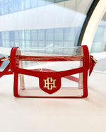 Anna Clear Bag by Caroline Hill- Red or Gold