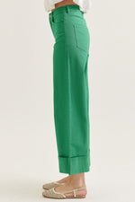 Kelly Cuff Wide Leg Pant