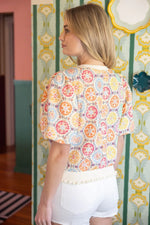 Voy Medallion Multicolored Top