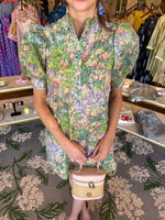 Garden Party Ruffle High Neck Mini Dress