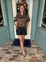 Tiger Print Top