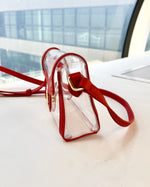 Anna Clear Bag by Caroline Hill- Red or Gold