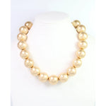 Palmer Large Beaded Necklace Worn Gold