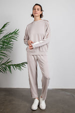 Butter Soft MODAL POLY SPAN TOP WITH SATIN SIDE