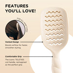 TELETIES VENTED HAIRBRUSH