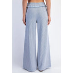 Rae Mode Mineral Washed Honeycomb Oversized Tee & Wide Leg Pants- SET -Powder Blue