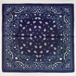 Paisley Bandana Scarf- Navy