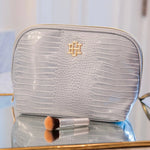 Capri Large Makeup Pouch Baby Blue by Caroline Hill