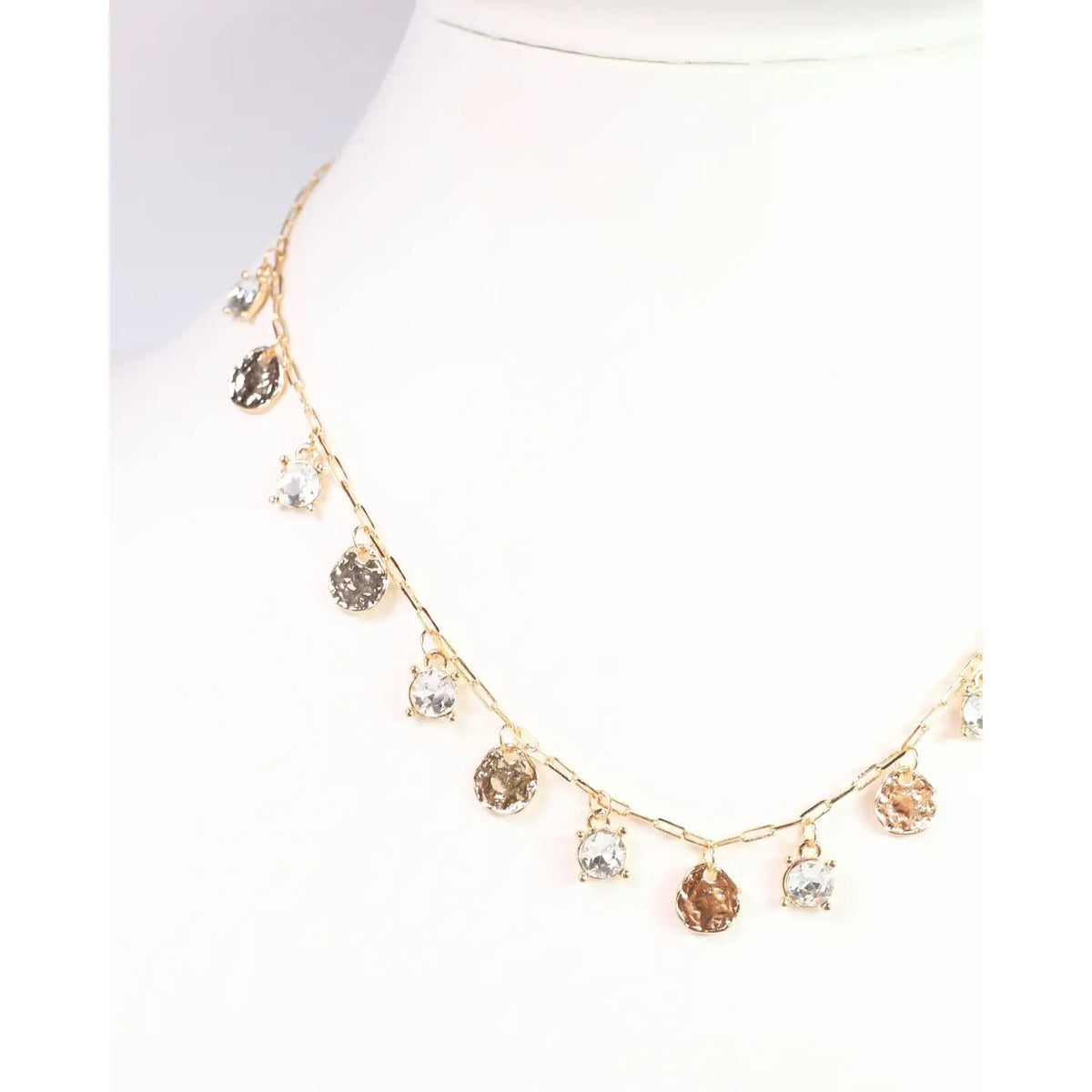 Evelyn Cz Necklace Gold