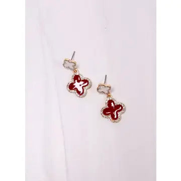 Clover Drop Earring