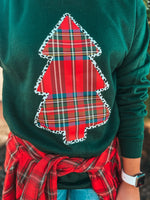 Plaid Christmas Tree Sweatshirt