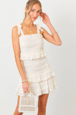 Smocked Ruffle Mini