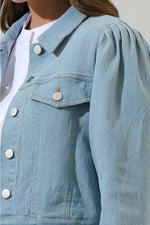 Ameya Conway Cropped Denim Jacket ( XS-XL)