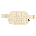 Quilted Puffer Belt Bag** Cobalt, Sage, Beige